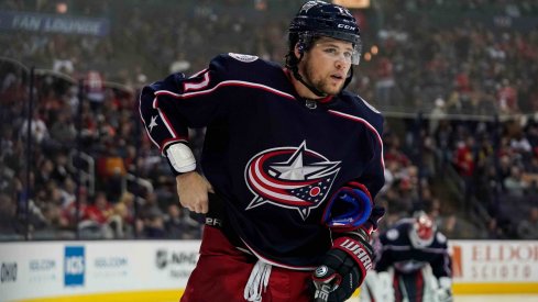 Josh Anderson is leading the Columbus Blue Jackets in the plus/minus category with a plus-11.