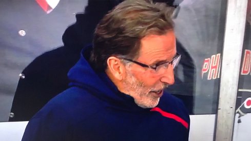 John Tortorella's hoodie is the fashion statement of the millennium. 