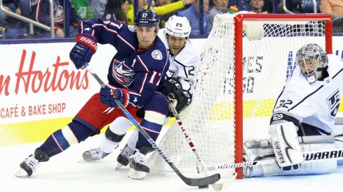 Brandon Dubinsky has 9 points through 20 games for the Columbus Blue Jackets, already more than half his point total from last season.