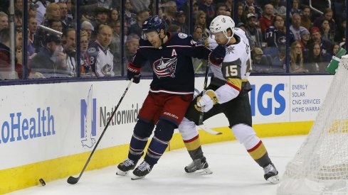 Boone Jenner leads the Columbus Blue Jackets with 244 faceoffs won on the season.