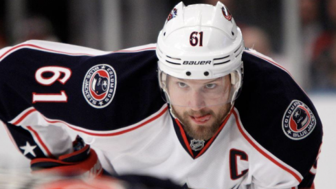 Former Columbus Blue Jackets captain Rick Nash.