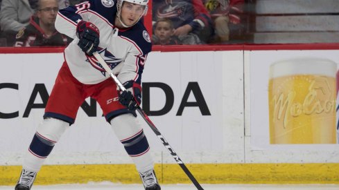 Matt Duchene debuted with the Columbus Blue Jackets tonight. 