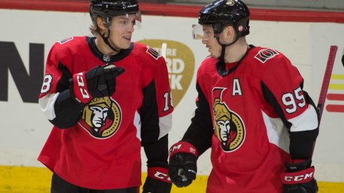 Ryan Dzingel and Matt Duchene were Ottawa Senators yesterday morning. Now, they're both members of the Columbus Blue Jackets. 