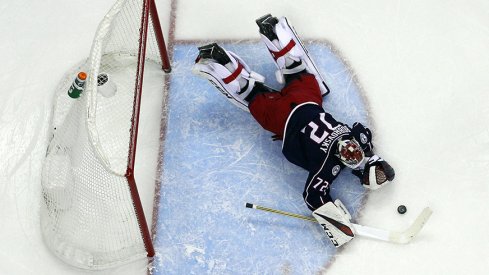 Sergei Bobrovsky was on fire Tuesday night against the Islanders.