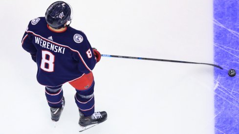 Zach Werenski will return to the lineup tonight against the Montreal Canadiens. 