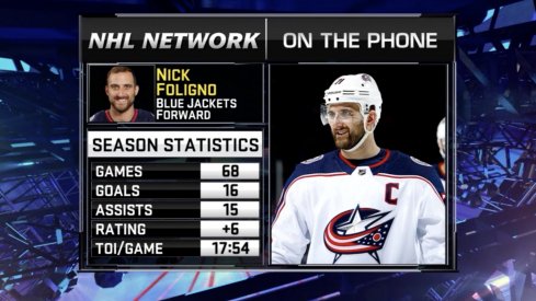 Nick Foligno has 31 points on the 2018-2019 campaign for the Columbus Blue Jackets