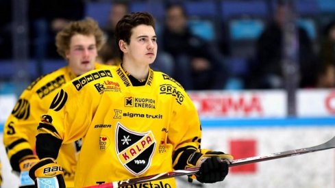 Alexandre Texier with KalPa during the 2018-19 Liiga season.