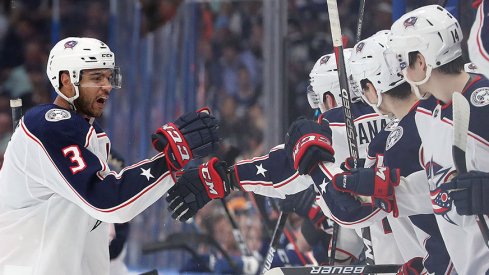 Seth Jones had the Game 1 winner for the Blue Jackets.