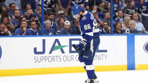 Nikita Kucherov will likely receive a hearing from the NHL after his illegal hit on Markus Nutivaara in Game 2 of the Columbus Blue Jackets versus Tampa Bay Lightning.