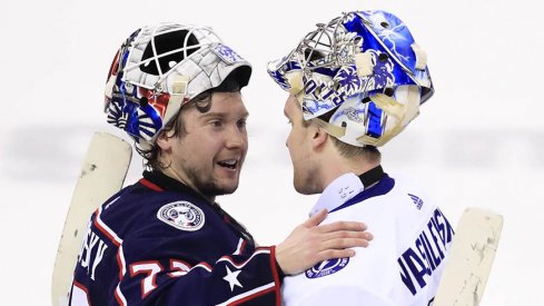 Sergei Bobrovsky and Andrei Vasilevskiy