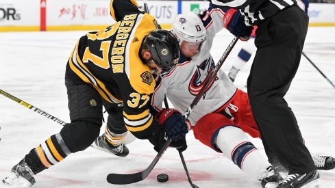 Cam Atkinson has five points in 17 regular season games against the Boston Bruins.