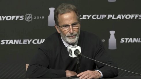 John Tortorella following Game 6 in Boston