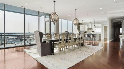 Sergei Bobrovsky's spectacular downtown condo is officially on the housing market.