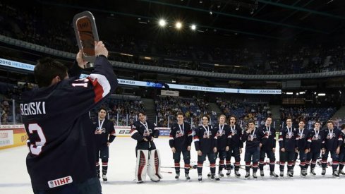 Zach Werenski at the 2016 World Junior Championship.