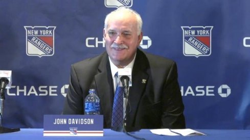 John Davidson served as the president of hockey operations for the Columbus Blue Jackets from 2012-2019.