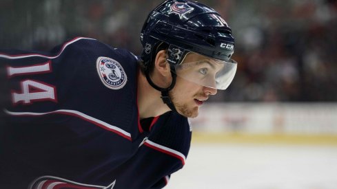 Dean Kukan had five points in 25 games played for the Columbus Blue Jackets this past regular season.