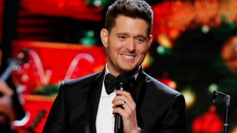 Michael Buble during his Christmas special.
