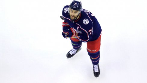 Nick Foligno put up 35 points during the 2018-2019 season for the Columbus Blue Jackets.