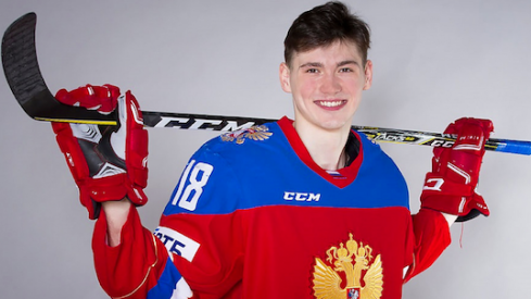 Kirill Marchenko poses for a photo for Team Russia