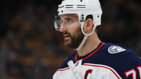 Nick Foligno put up 35 points during the 2018-2019 season for the Columbus Blue Jackets.