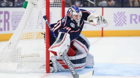 Joonas Korpisalo recorded his second career shutout on Monday night against the Ottawa Senators.