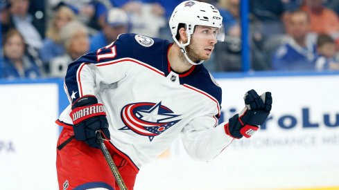 Ryan Murray missed 34 games with the Columbus Blue Jackets due to a lower body injury suffered in December.