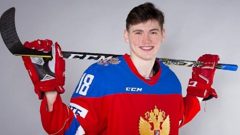 Kirill Marchenko poses for a photo for Team Russia