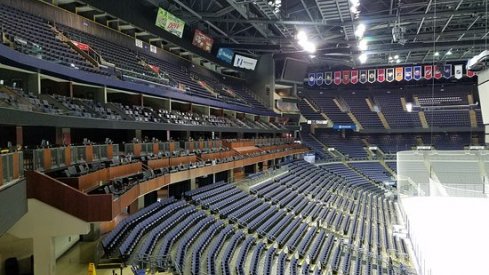 When will Nationwide Arena see fans again? It may be quite a while. 