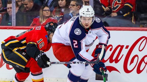 Defenseman Andrew Peeke will make his season debut Thursday with the Columbus Blue Jackets.