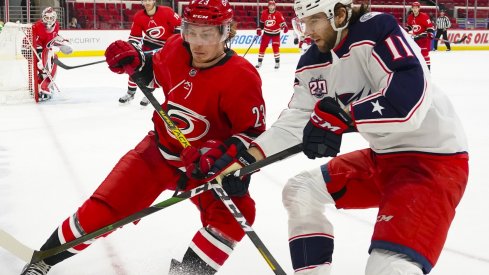 The Carolina Hurricanes and the Columbus Blue Jackets meet in Raleigh, North Carolina on Thursday evening.