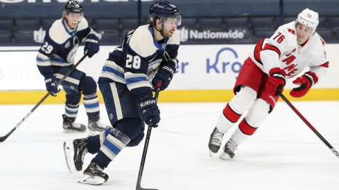 Columbus and Carolina will meet for the fourth consecutive game Thursday at Nationwide Arena,