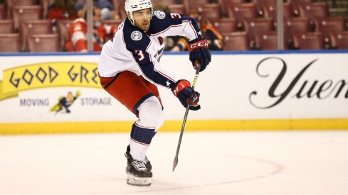 Seth Jones skates against the Florida Panthers