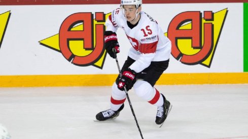 Gregory Hofmann playing for Team Switzerland