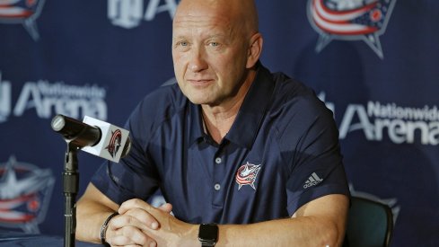 Jarmo Kekalainen speaks to the media