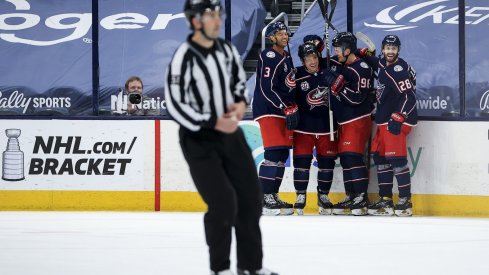 The Columbus Blue Jackets weren't given many gifts by the on-ice officials.