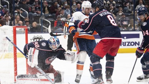 Columbus Blue Jackets vs New York Islanders.