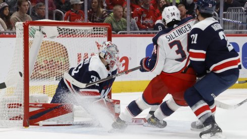 Cole Sillinger is one of many Columbus Blue Jackets who are in a slump.