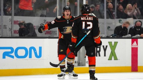 In the midst of a career year, former Blue Jacket Sonny Milano returns to Nationwide Arena to lead the Anaheim Ducks into battle against Columbus.