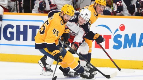 Nashville defeated Columbus 6-0 in November — the Blue Jackets hit the ice Thursday against the Predators with a measure of revenge on the mind.