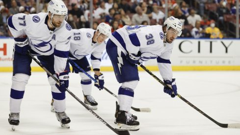 The Tampa Bay Lightning make their first trip of the season to Columbus having allowed 17 goals in their last three games.
