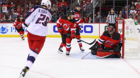 The Blue Jackets defeated the Devils 4-3 in a shootout in the team's first meeting of the season on October 31st.