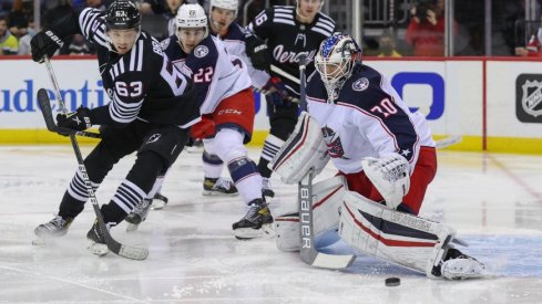 Jesper Bratt's power play goal early in the third period Thursday was the game-winner for the New Jersey Devils in their 3-1 win over Columbus.