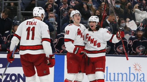 The Columbus Blue Jackets make their first trip of the season to Raleigh for a battle against Carolina. The Hurricanes won 7-4 at Nationwide Arena on New Year's Day.