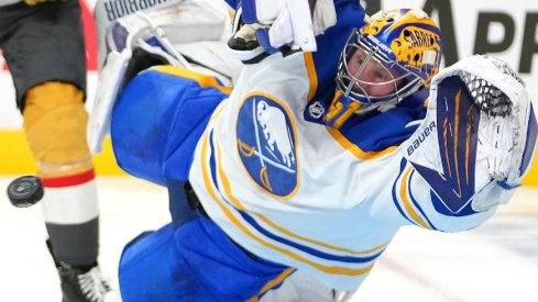 Buffalo Sabres goalie Craig Anderson will have his hands full with Patrik Laine and the Columbus Blue Jackets' red-hot offense.