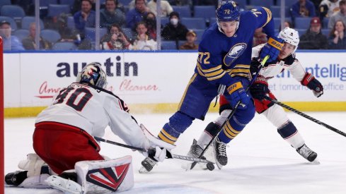 The Columbus Blue Jackets and Buffalo Sabres have met twice in Buffalo, but Sunday's third and final meeting of the season will be the first and only in Columbus.