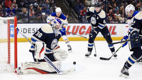 JF Berube wins his first start with the Columbus Blue Jackets