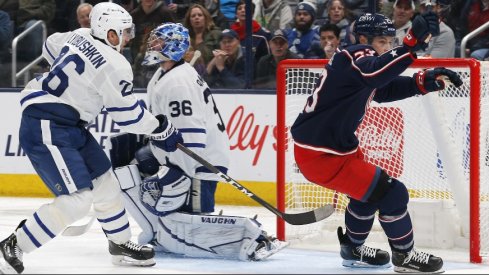 Brendan Gaunce has two goals and two assists in his last two games, both Blue Jacket victories.