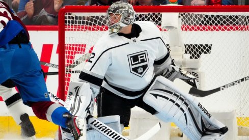 Jonathan Quick has a career 17-8-0 mark against the Columbus Blue Jackets.