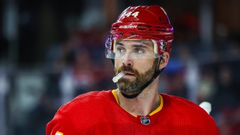 Erik Gudbranson signed a four-year deal with the Columbus Blue Jackets last month. 