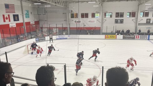 The Blue Jackets and Red Wings play at the Traverse City Prospects Tournament